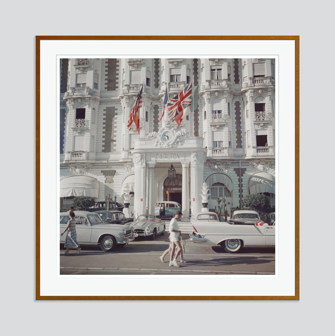 Carlton Hotel 1958 Slim Aarons Estate Stamped Edition  For Sale 1