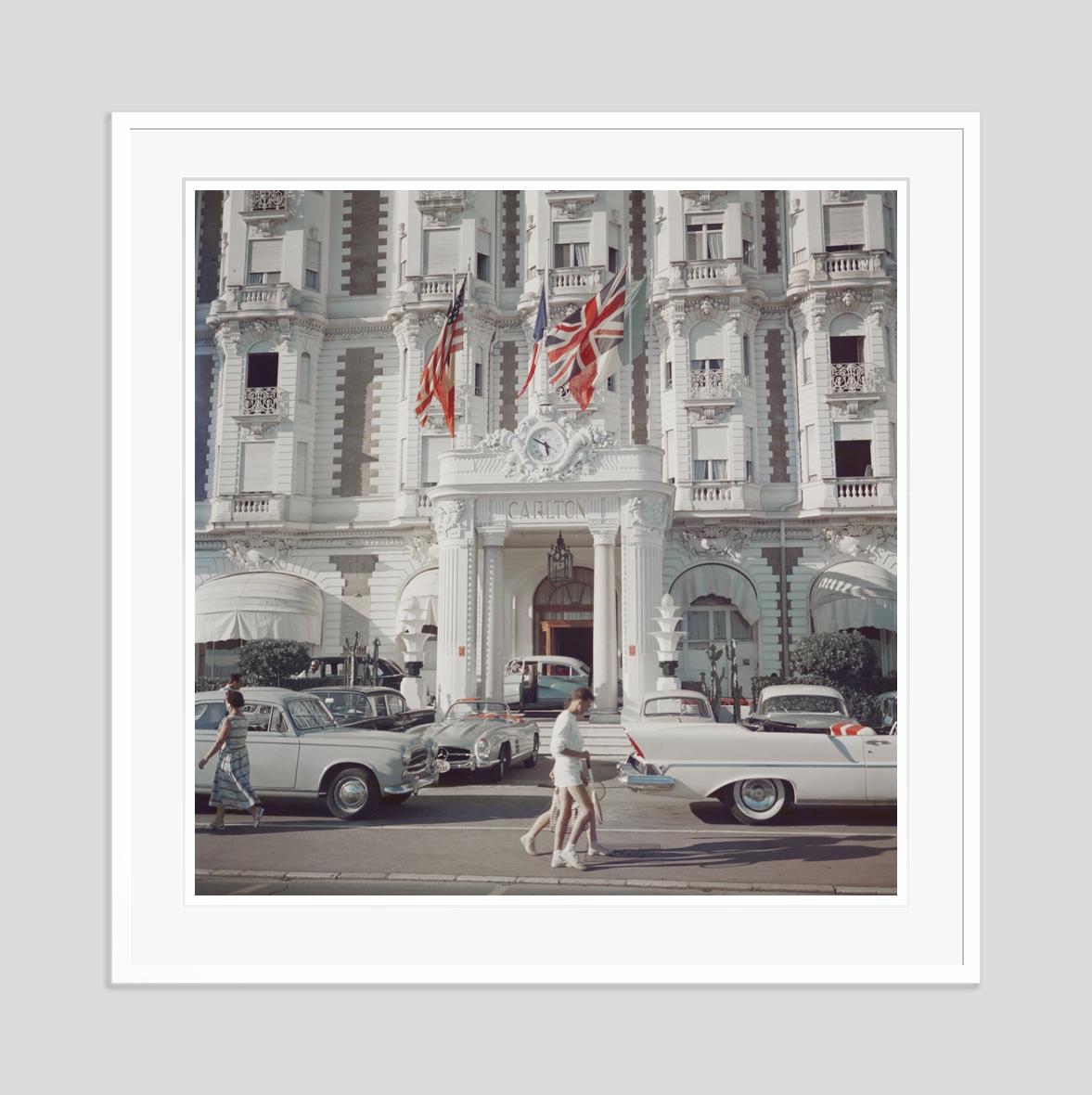 Carlton Hotel 1958 Slim Aarons Estate Stamped Edition  For Sale 2