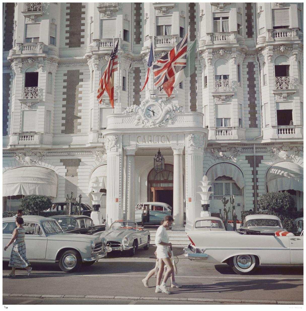 Hôtel Carlton 1958 - Timbre de la succession de Slim Aarons