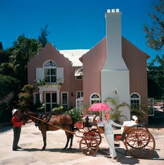 Carriage Awaits Slim Aarons Estate Stamped Print