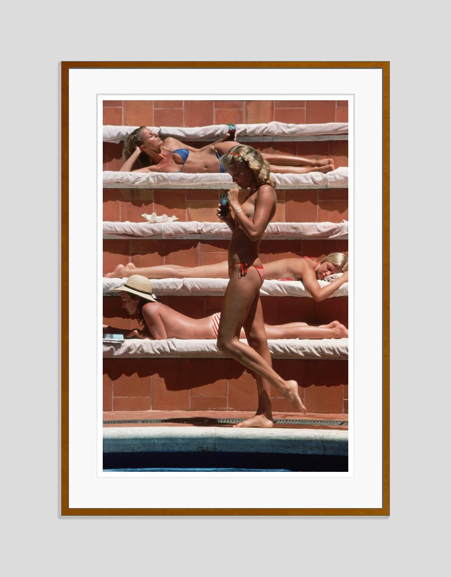 Catherine Wilke 1980 Slim Aarons Premium Collection Estate Stamped Edition in vendita 3