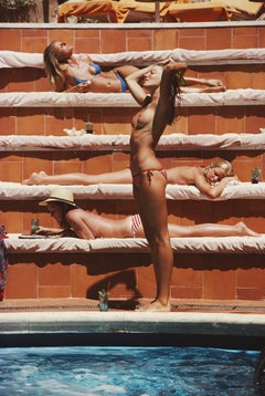 Catherine Wilke, Capri, Italia, Slim Aarons Estate Edition, Ritratto fotografico