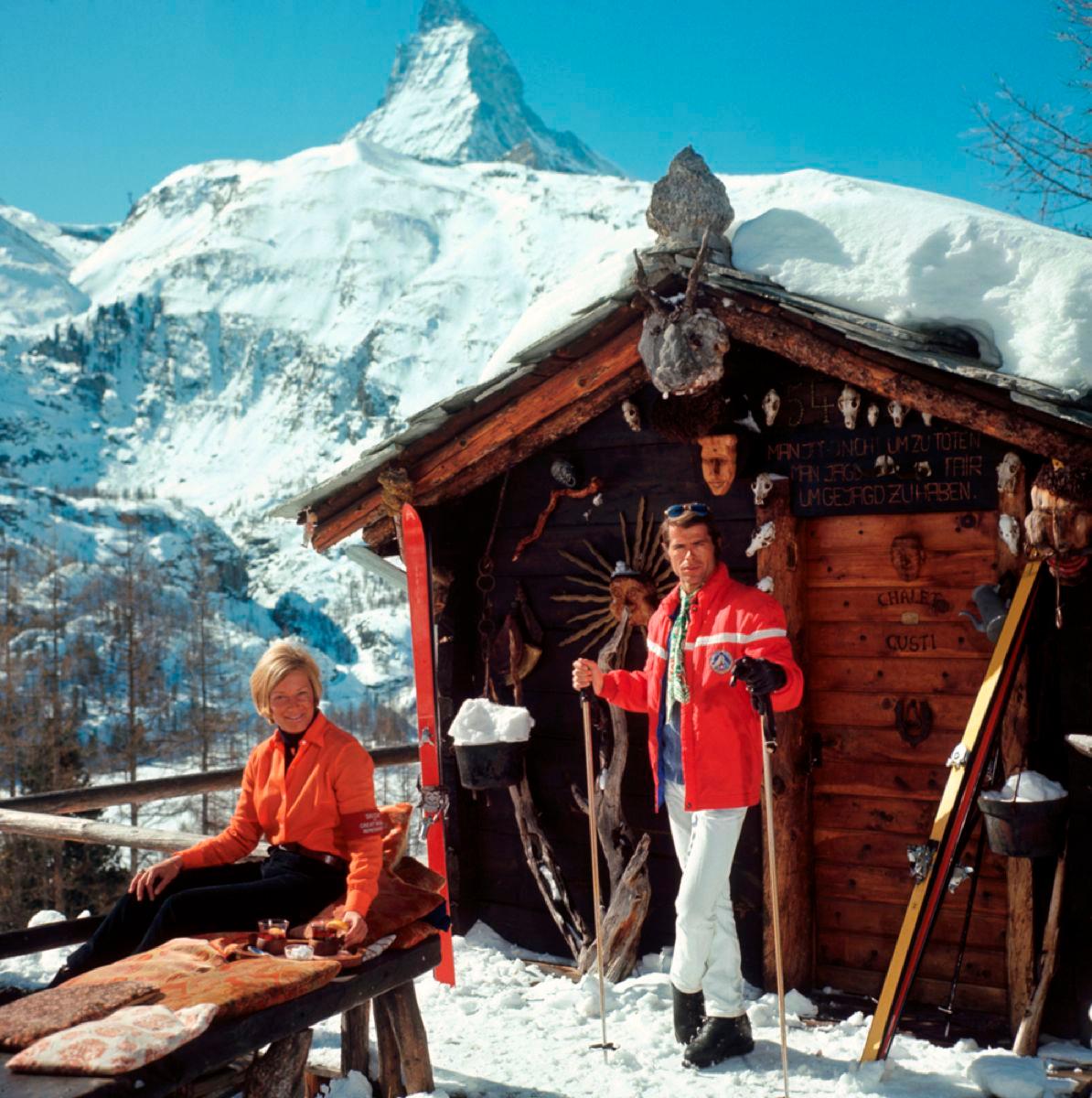 Slim Aarons Portrait Photograph - Chalet Costi (1968) Limited Estate Stamped - Giant