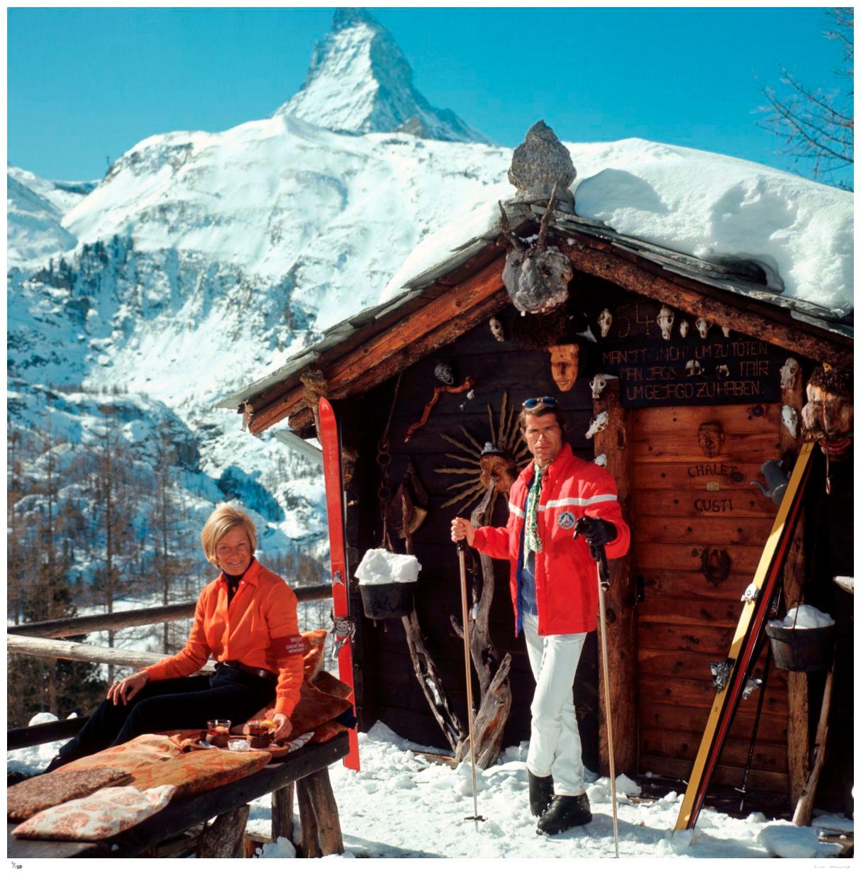 Chalet Costi 1968 - Slim Aarons Estate Stamped