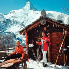 Slim Aarons, Chalet Costi. Zermatt, CH 1968 Photo by Slim Aarons/Hulton Archive
