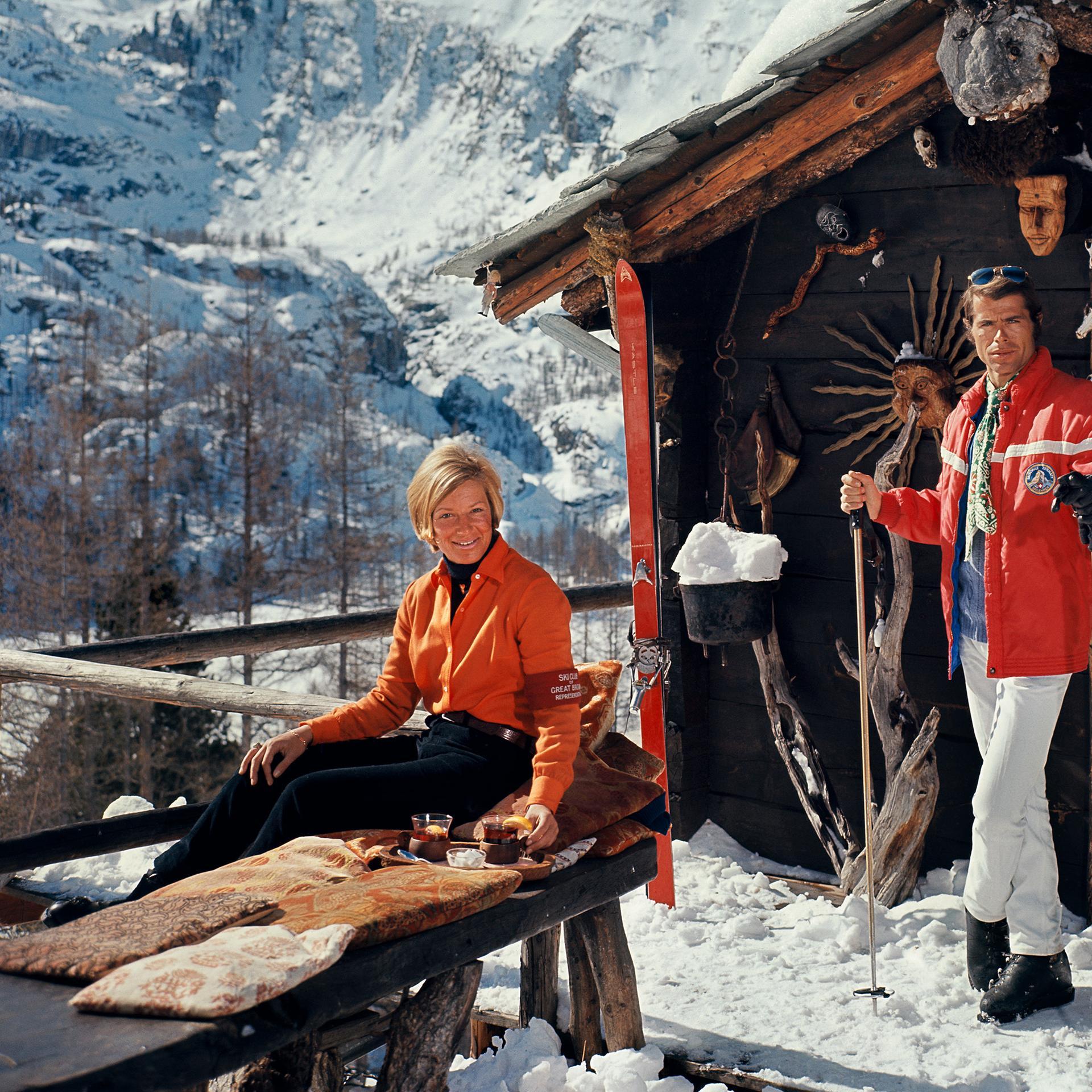 Chalet Costi, Zermatt, Estate Edition, Winter Portrait Photograph For Sale 1