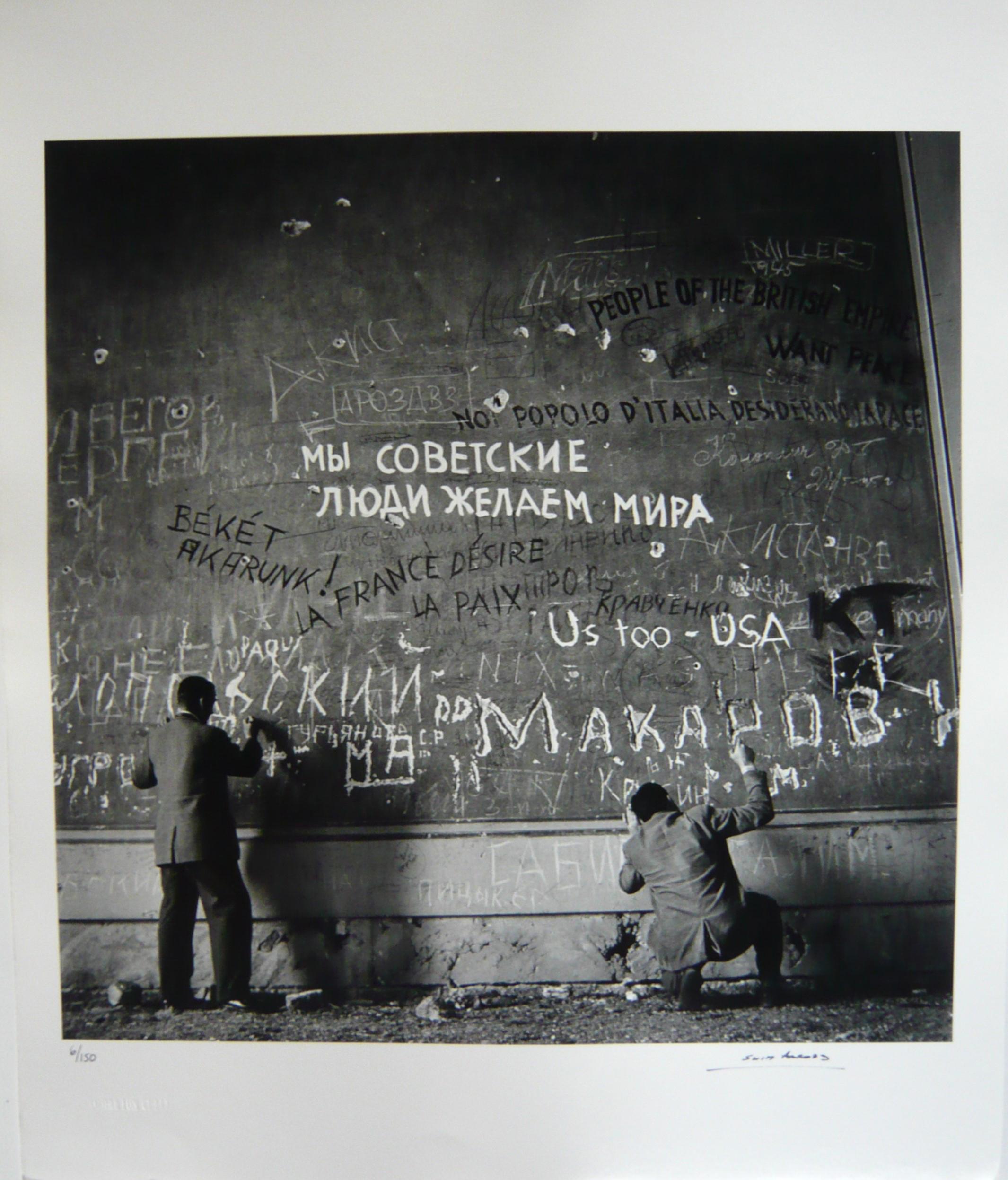 Chancellery Graffiti, (Rare Signed and Numbered 6/150) - Photograph by Slim Aarons