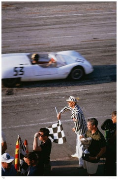 Checkered Flag 1963- Slim Aarons Estate Stamped