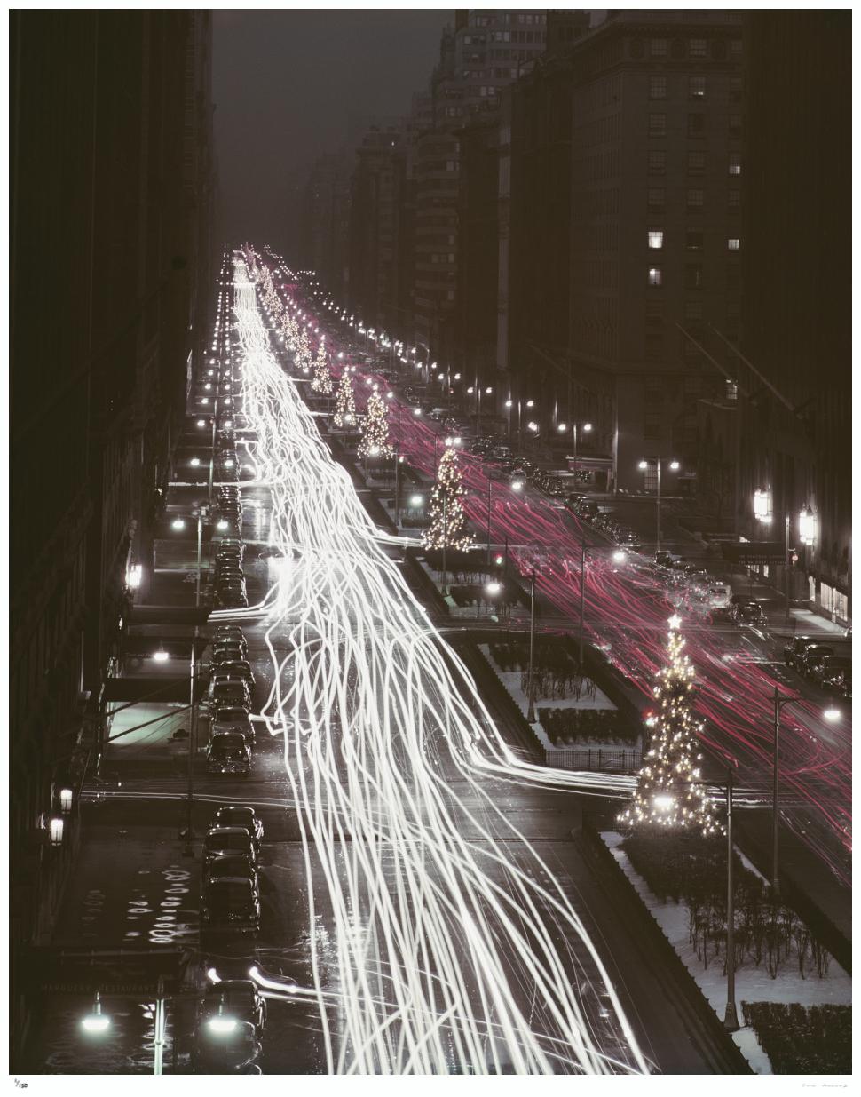 Christmas Traffic 1953 - Slim Aarons estampillé Estate