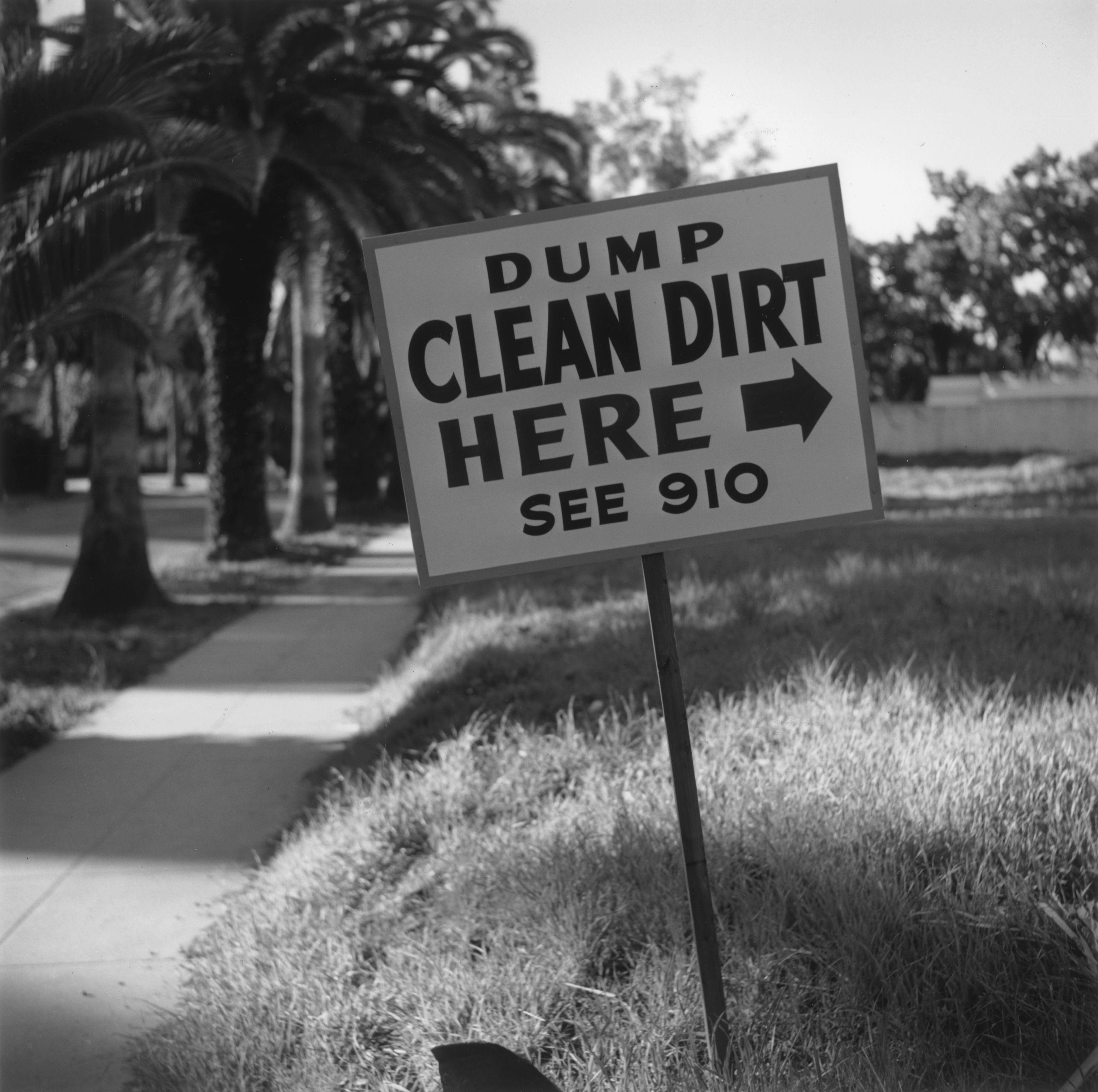 Slim Aarons Black and White Photograph - Clean Dirt - Signed