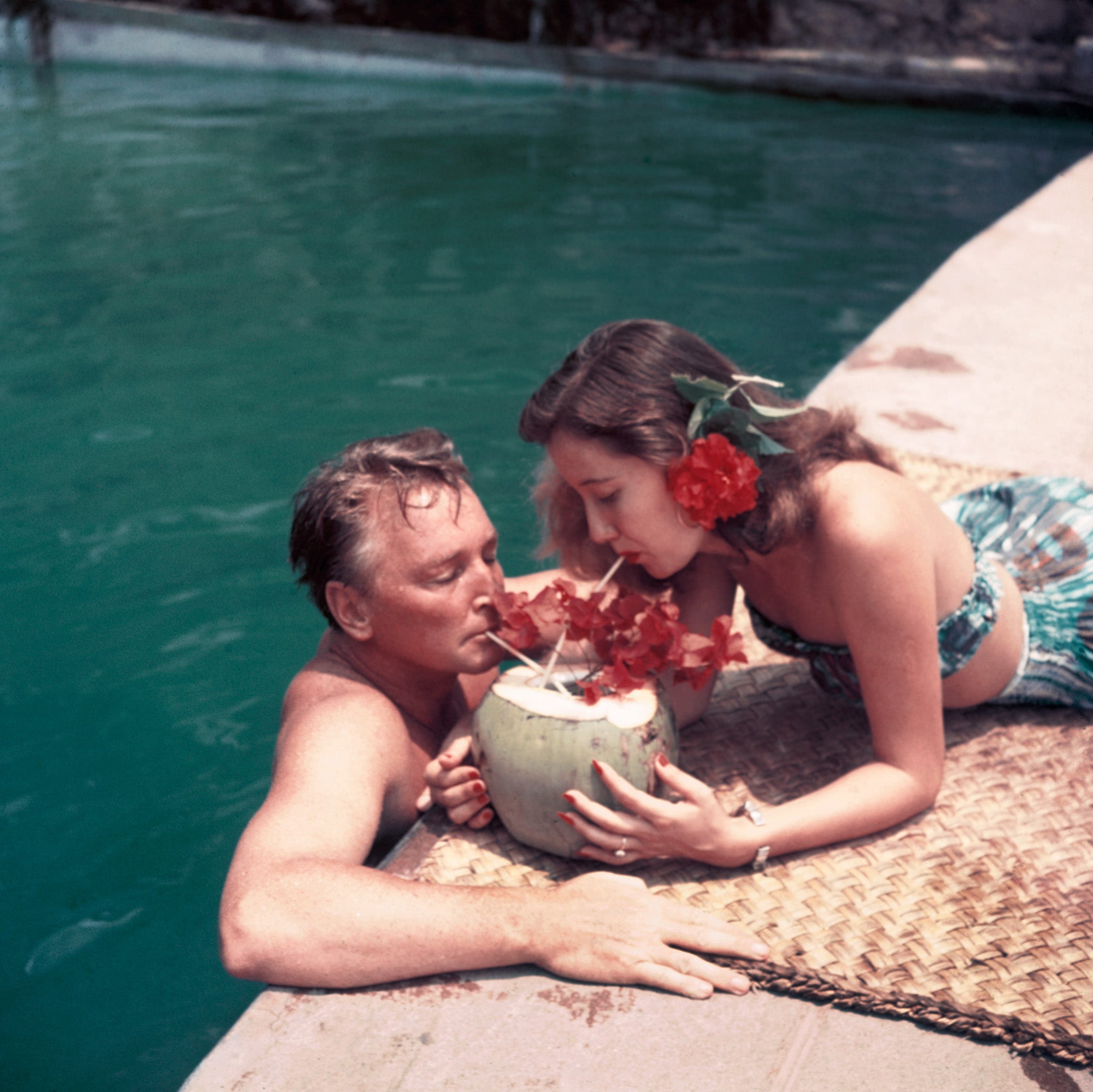Coconut Cocktail, Mexico, Slim Aarons Estate Edition, Mid-Century Modern Photo
