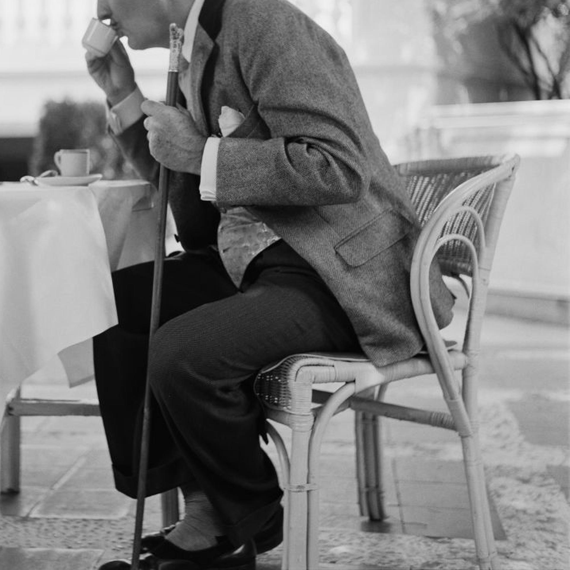Coffee With Dalí, Madrid, Estate Edition, Portrait Photograph For Sale 1