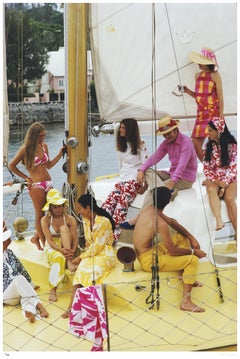 Tripulación colorida 1970 - Slim Aarons Estate Stamped