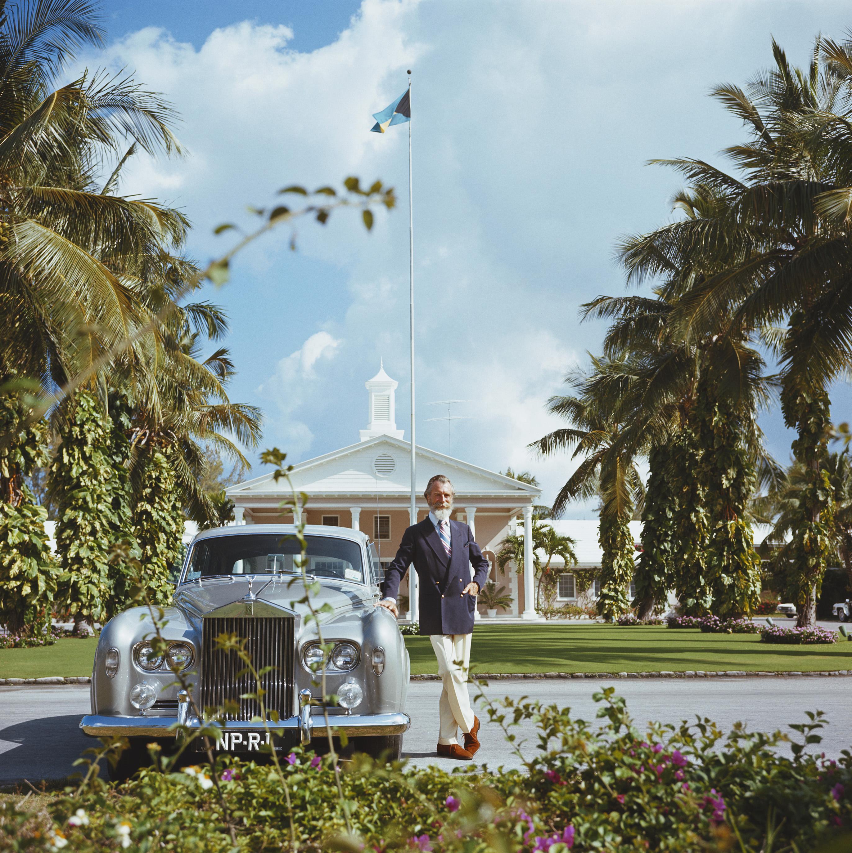 Slim Aarons Portrait Photograph - Commander Whitehead