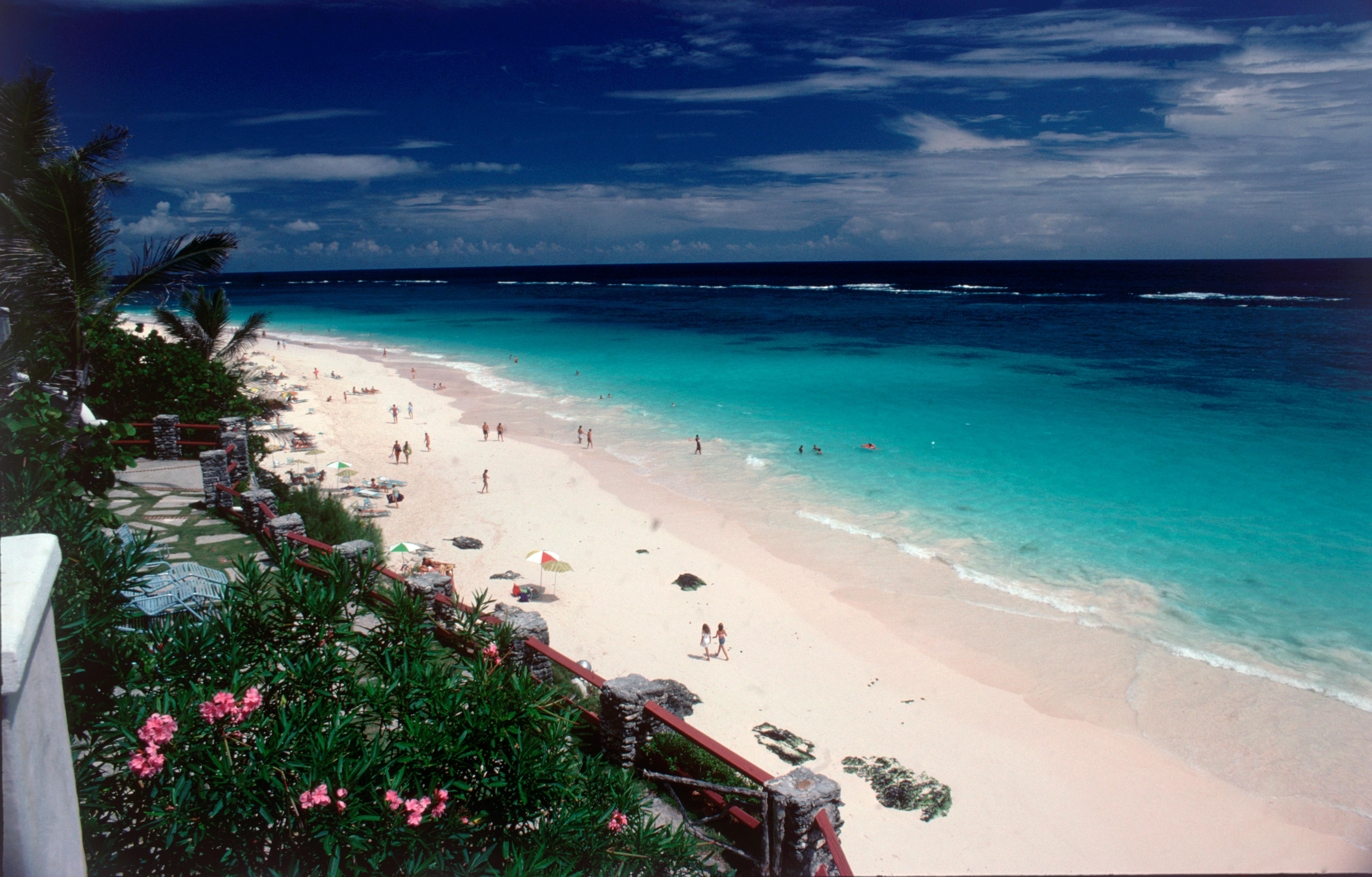 'Coral Beach' 1977 Slim Aarons Edizione Limitata