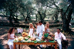 Corfu Picnic Slim Aarons Estate Impression estampillée