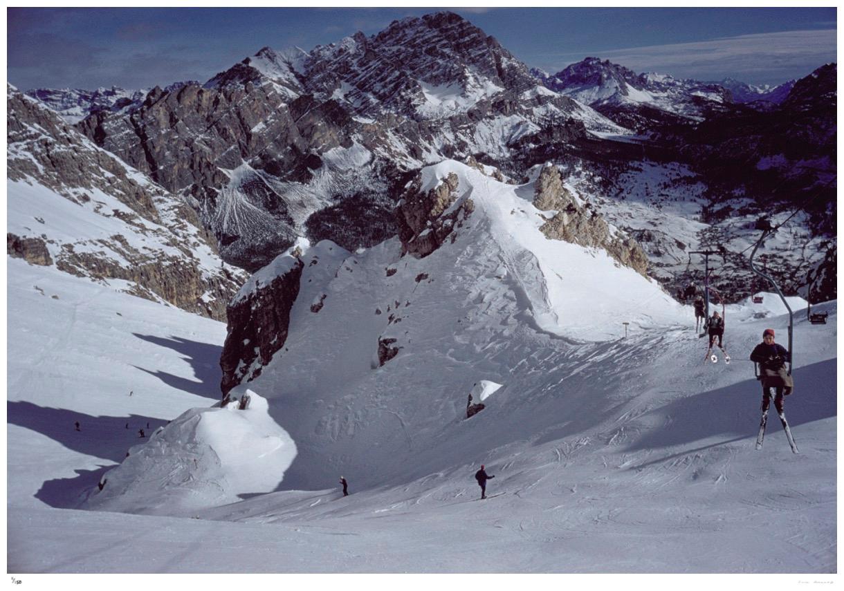 Cortina d’Ampezzo 1962 - Slim Aarons Estate Stamped