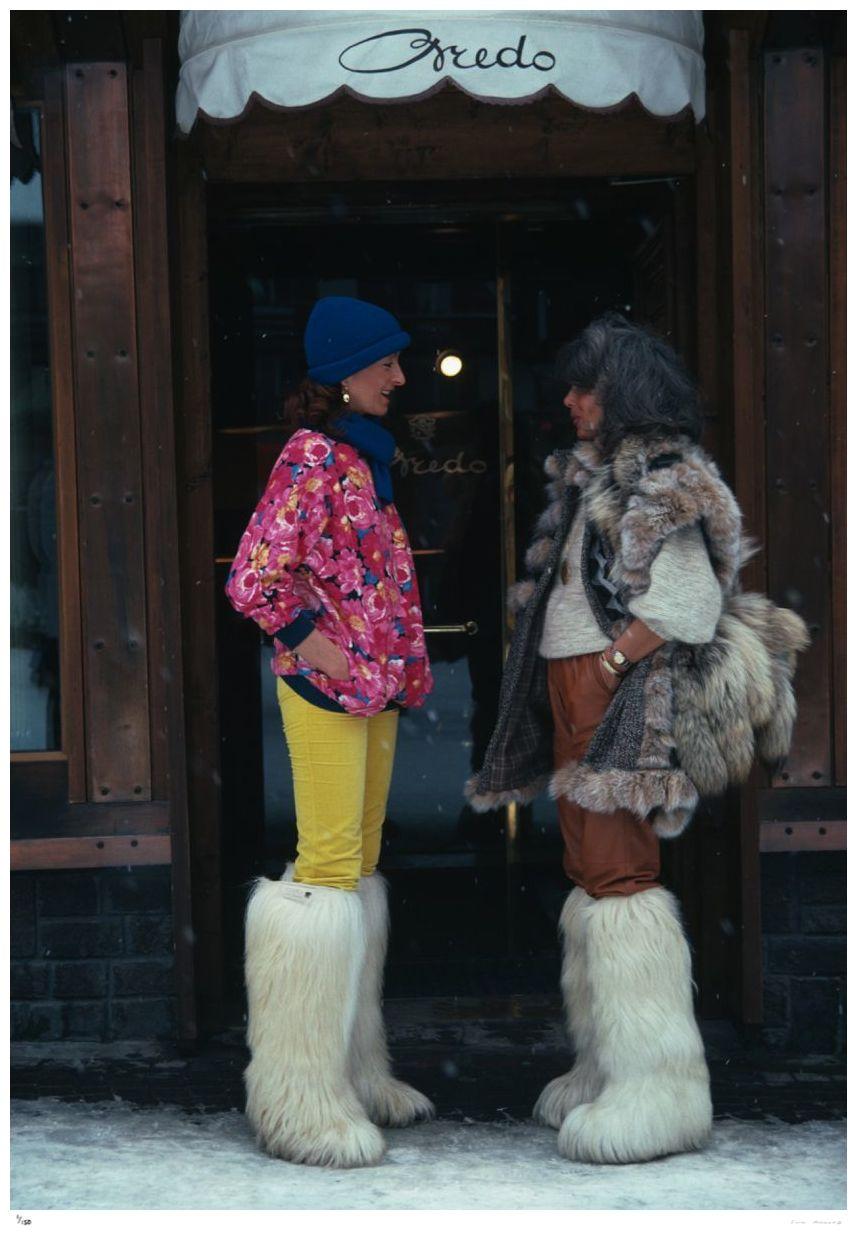 Cortina d
Ampezzo 1982 - Slim Aarons Estate Stamped