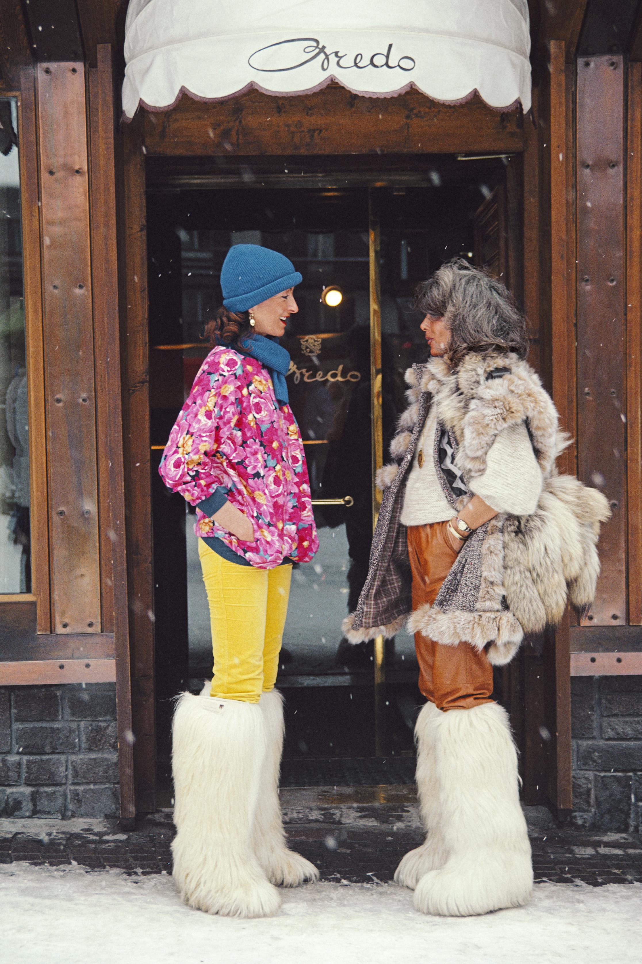 Slim Aarons Portrait Photograph – Cortina D'Ampezzo, Nachlassausgabe, Italien