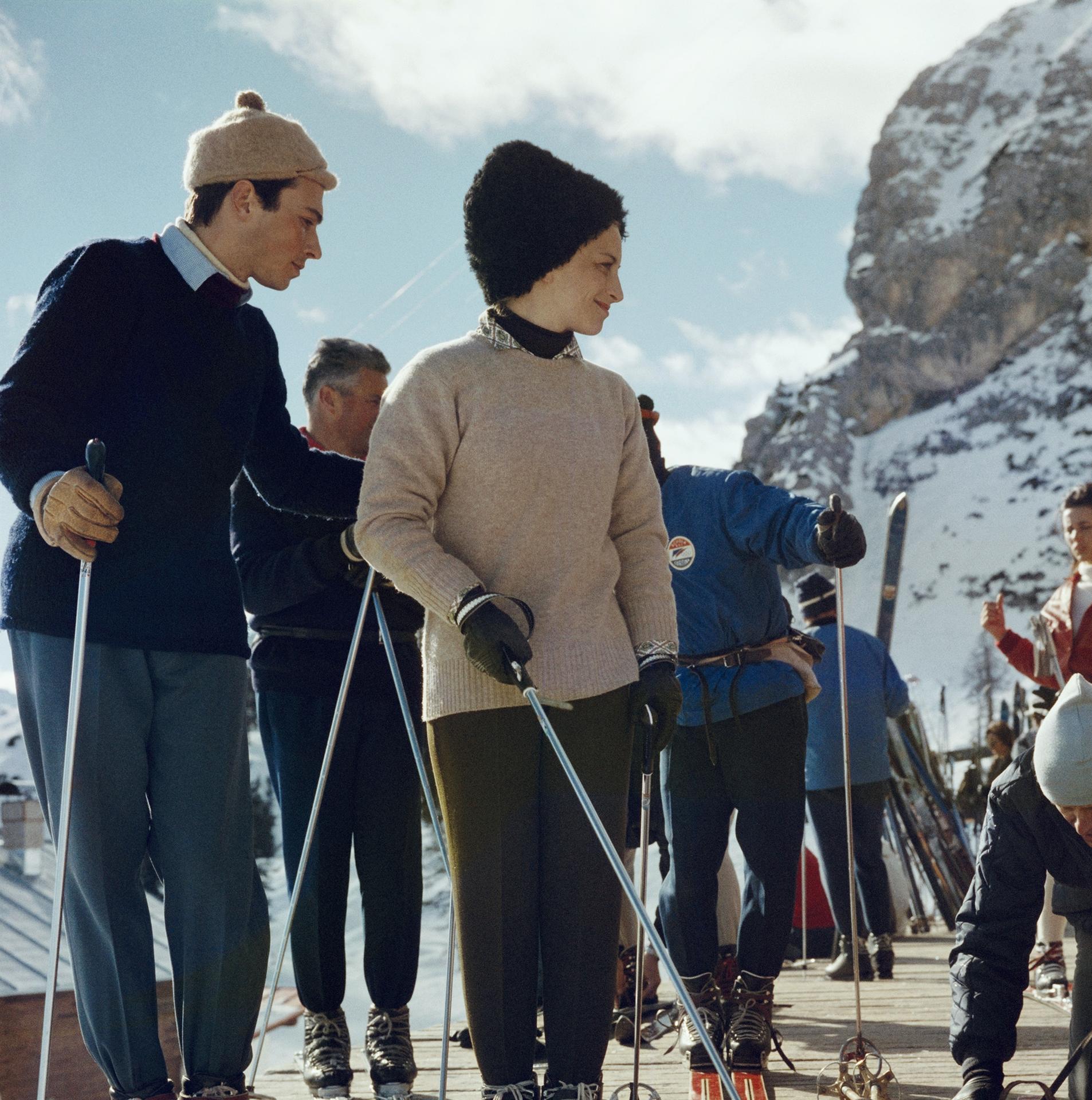 Cortina D'Ampezzo, Italy, Estate Edition, Winter Portrait Photograph For Sale 3