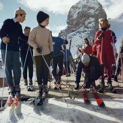 Vintage Cortina D'Ampezzo, Italy, Estate Edition, Winter Portrait Photograph