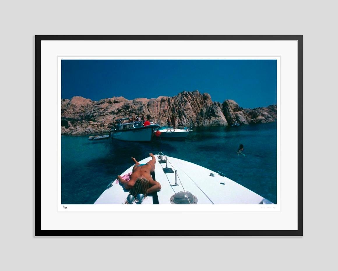 Countess On Deck 1982 Slim Aarons Estate Stamped Edition For Sale 1