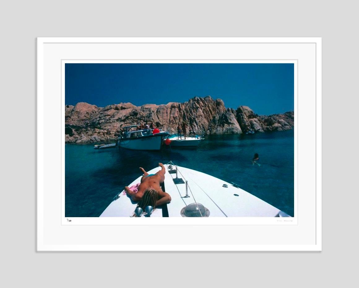 Countess On Deck 1982 Slim Aarons Estate Stamped Edition For Sale 3