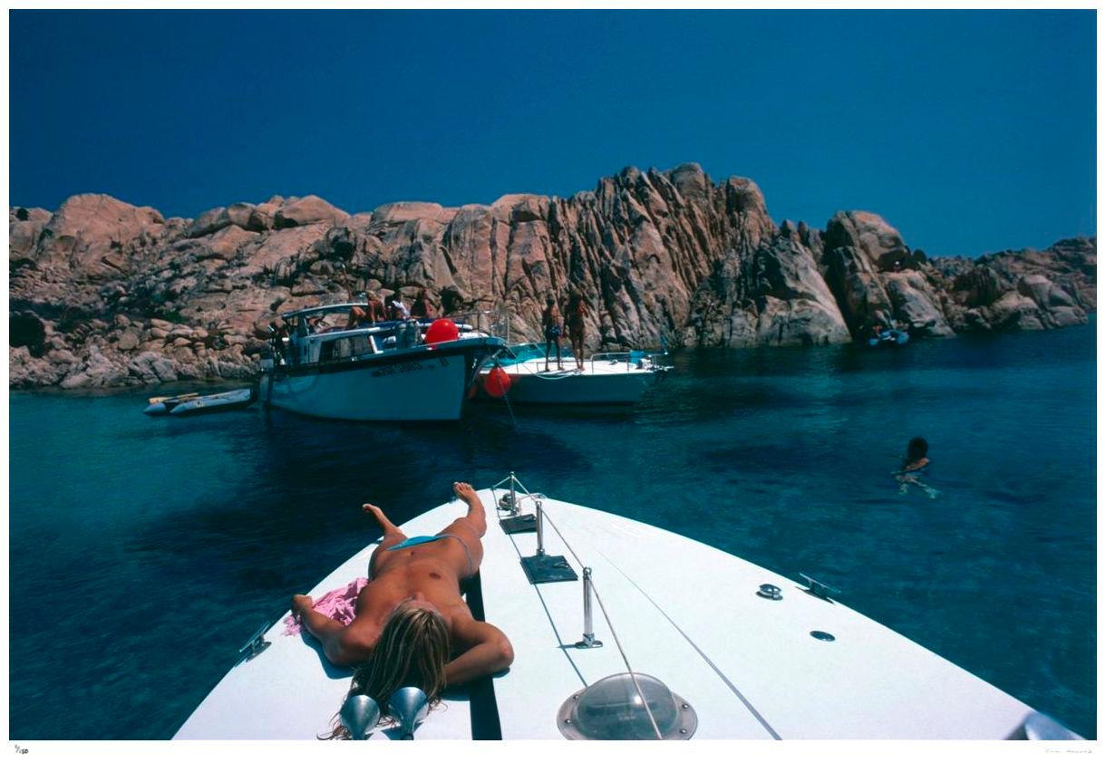 Countess On Deck 1982 - Slim Aarons Estate Stamped