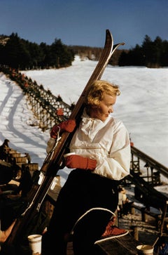 Cranmore Mountain Resort Skier, 1955 - North Conway, New Hampshire