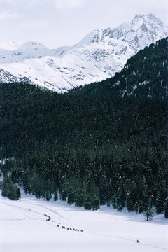Crossing Snow Field Slim Aarons Limited Estate Print