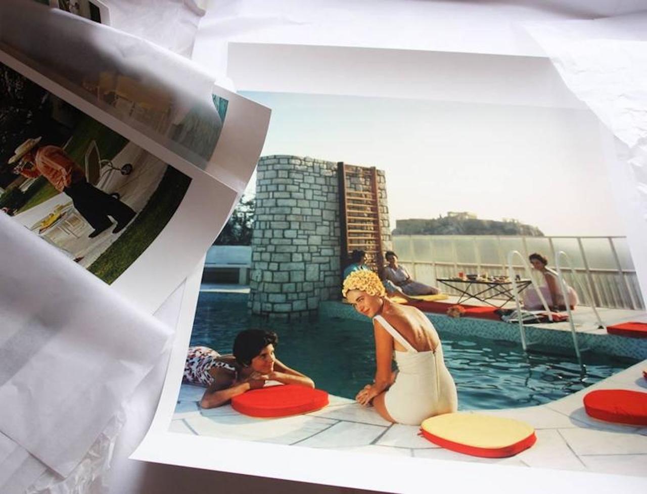 Curacao Children Slim Aarons - Impression estampillée de la succession en vente 3