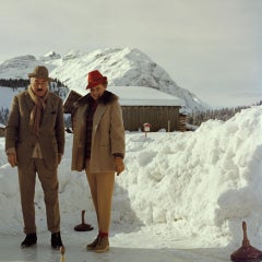 Curling, Austria, Edición limitada, Fotografía retrato de invierno