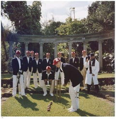 Dapper Cricketers 1957 - Slim Aarons Estate Stamped