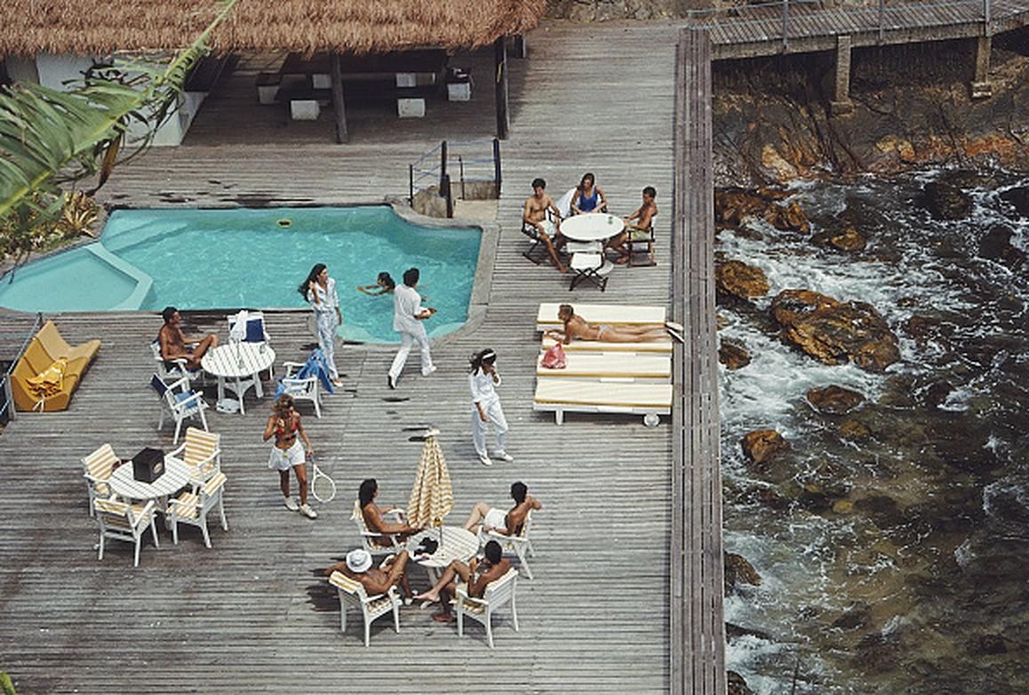 Decking by the Sea, Slim Aarons - 20th century photography, Landscape, Sea