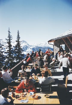 « Dining In Gstaad » 1961 Slim Aarons, édition limitée