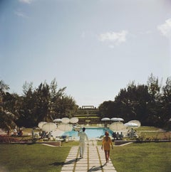 Dining In The Bahamas (1957), estampillée de succession limitée - Giant 