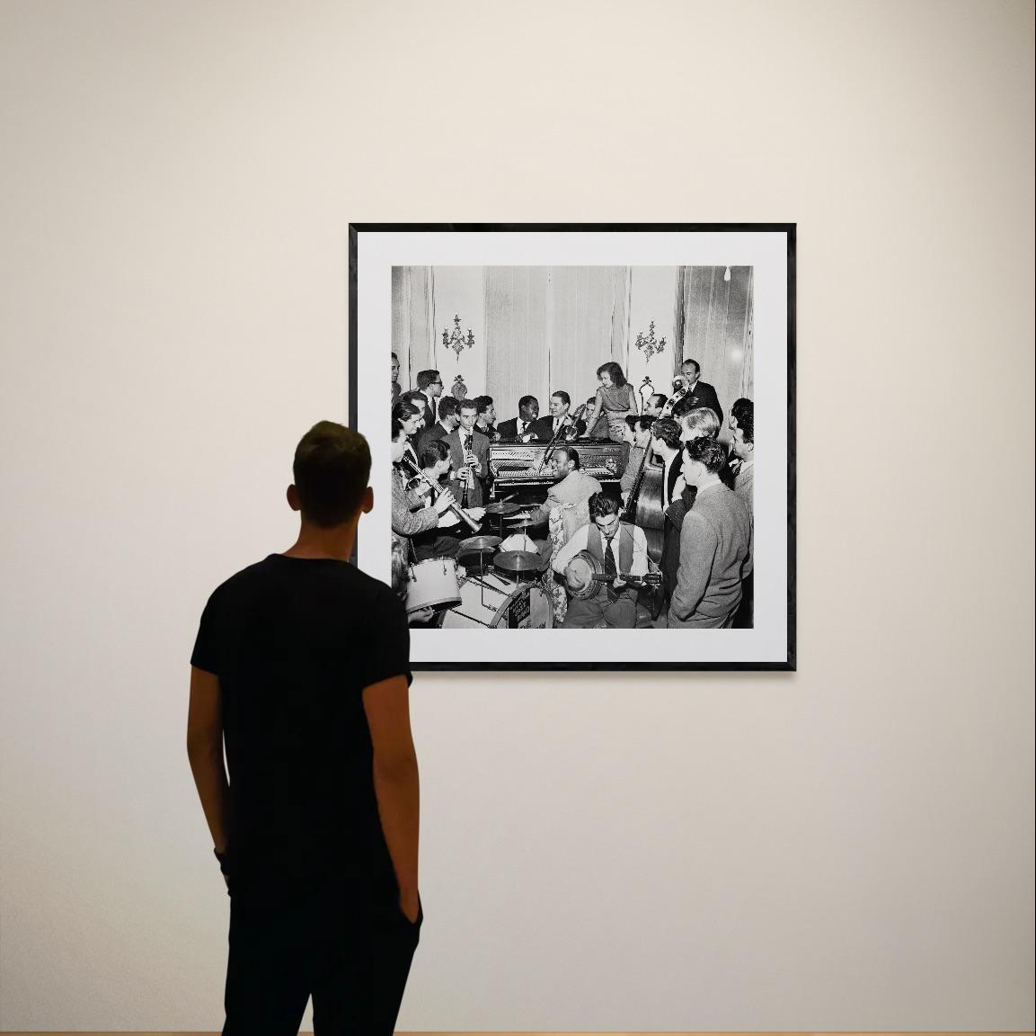 Dixieland In Rome, 1948 (inédit) - Photograph de Slim Aarons