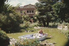 'Donna Fabrizia Lanza Di Mazzarino' 1984 Slim Aarons Limited Estate Edition
