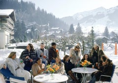 Drinks At Gstaad Slim Aarons - Impression de la succession d'Aarons