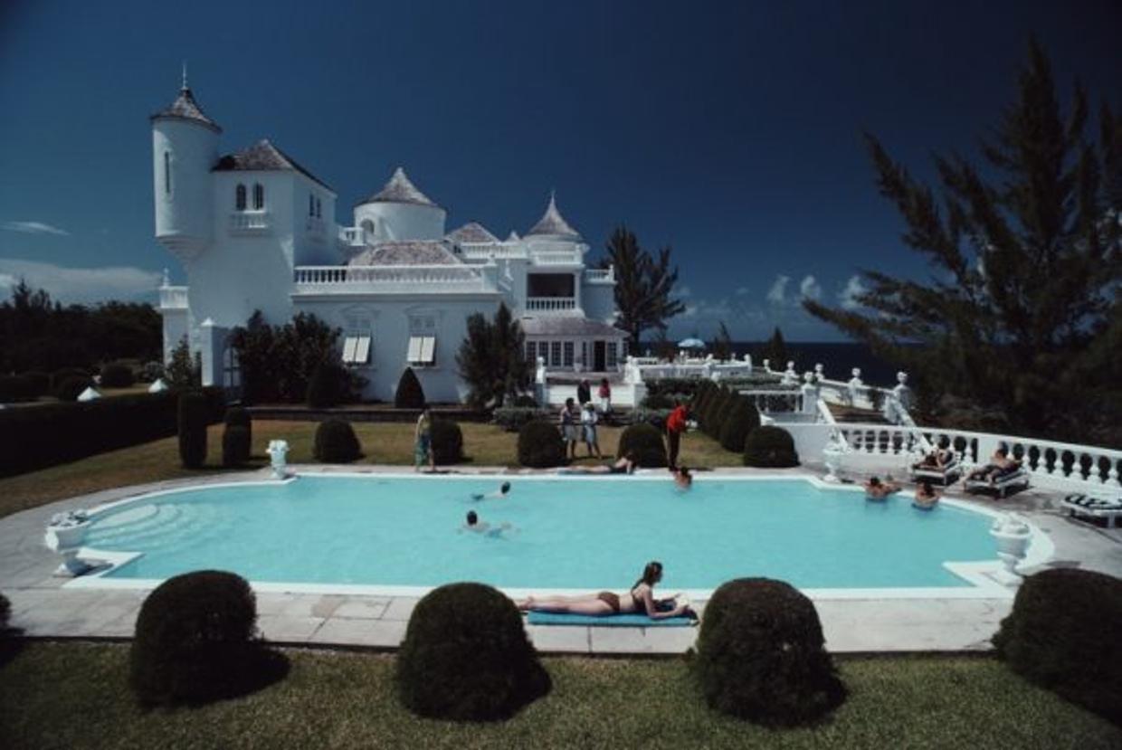 Earl Levy’s Castle 
1993
by Slim Aarons

Slim Aarons Limited Estate Edition

Trident Castle, the home of Earl Levy in Port Antonio, Jamaica, March 1993

unframed
c type print
printed 2023
20 x 24"  - paper size

Limited to 150 prints only –