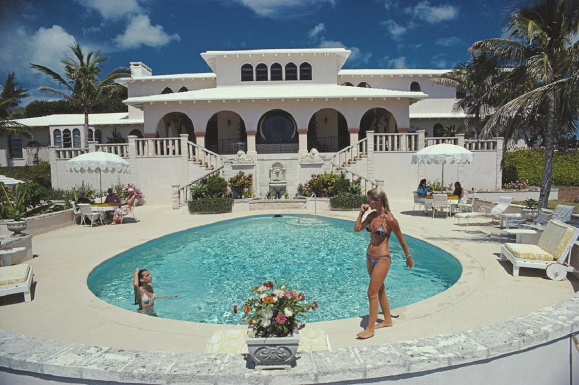 'Elephant Walk' 1977 Slim Aarons Limited Estate Edition