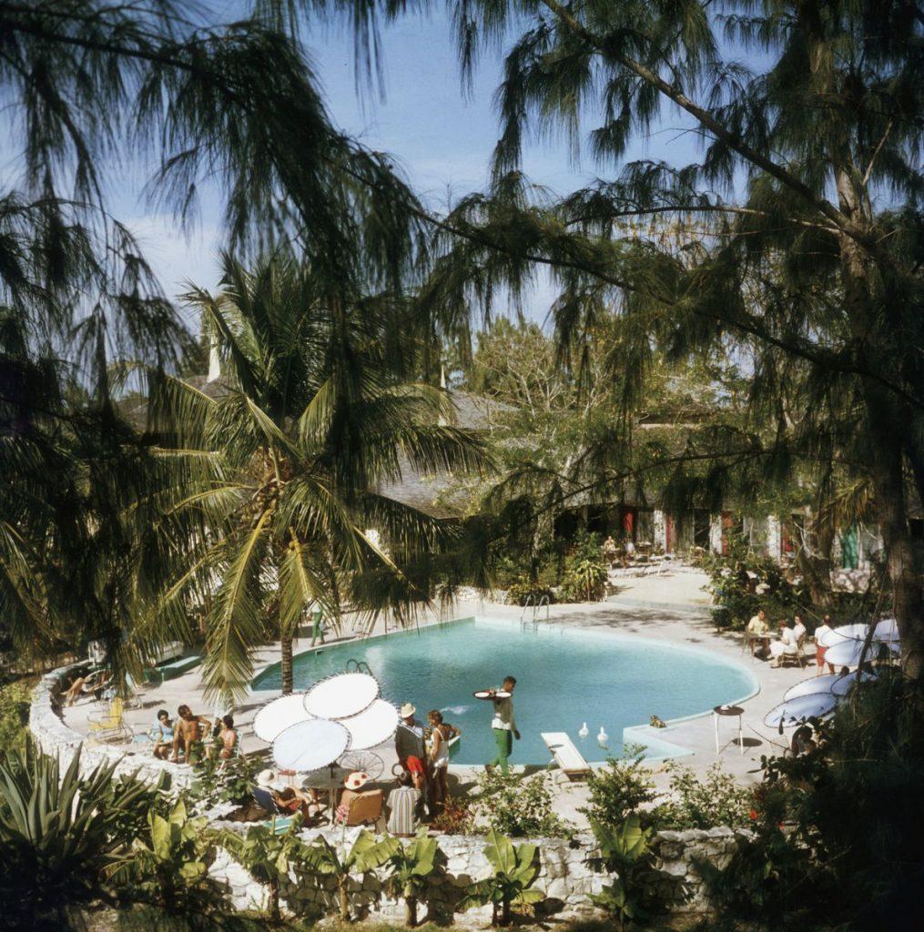 'Eleuthera Pool Party' Bahamas (Slim Aarons Estate Edition)

Circa 1970, Eleuthera Pool Party, Bahamas.

This photograph epitomises the travel style and glamour of the period's wealthy and famous, beautifully documented by Aarons.  

In his words,