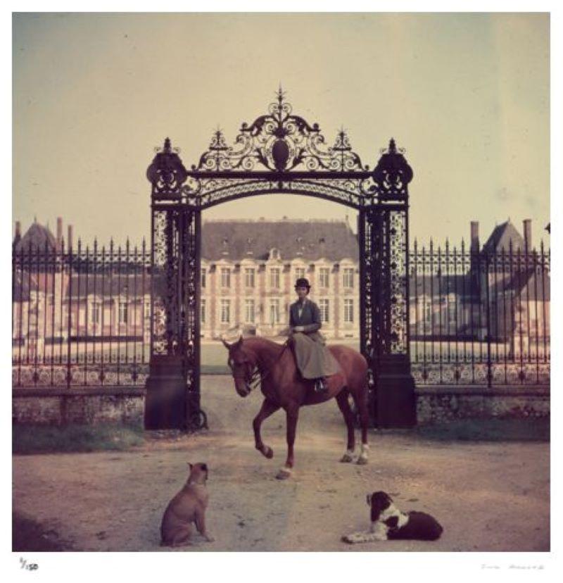 Entrée équestre" Slim Aarons Limited Edition Estate Stamped