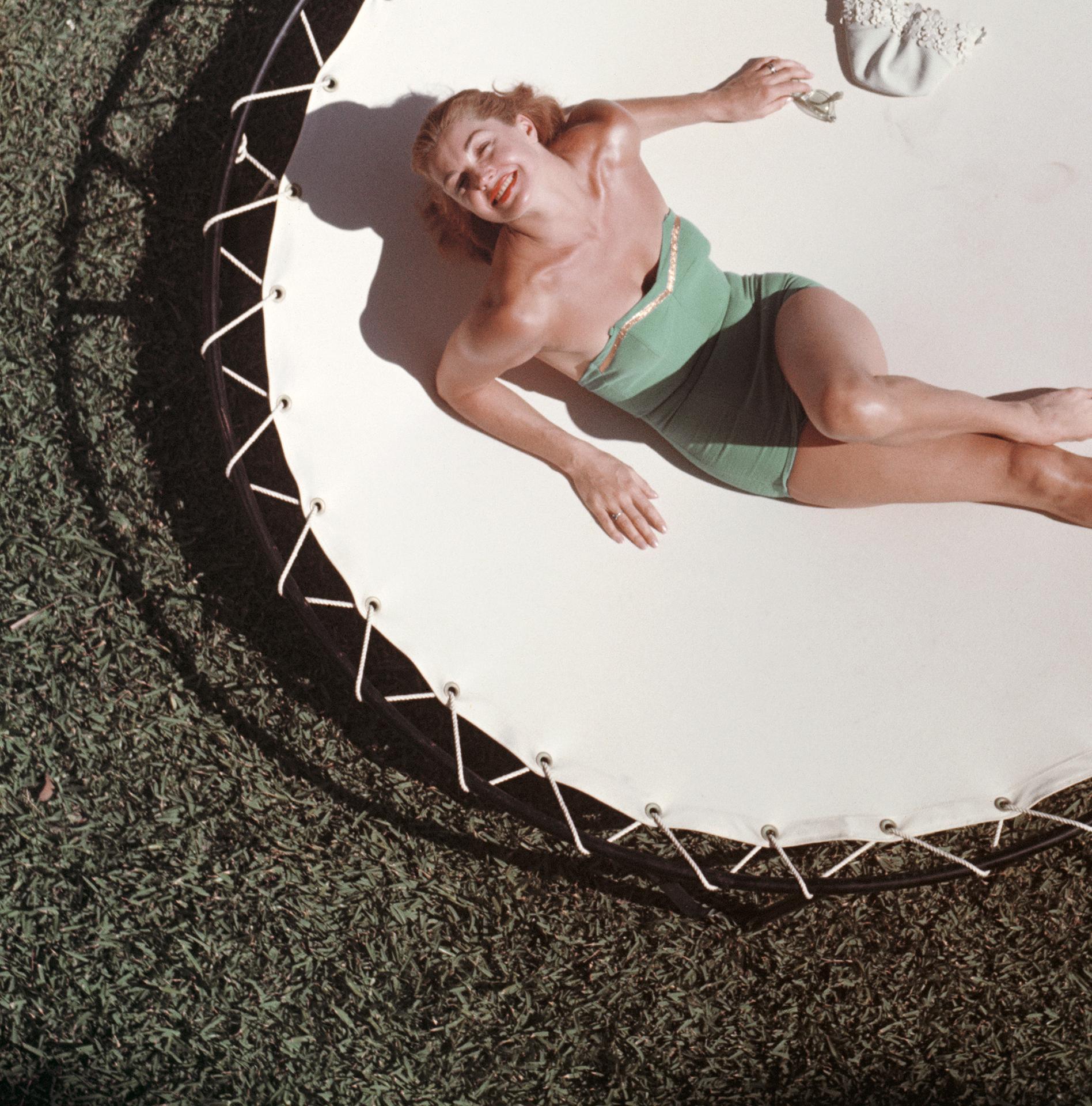 Esther Williams, Estate Edition, Portrait Photograph - Black Figurative Photograph by Slim Aarons
