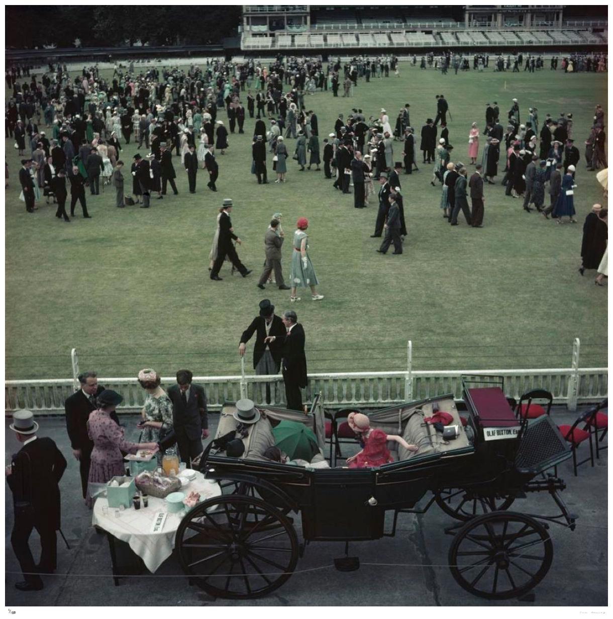 Match Eton-Harrow 1955 - Slim Aarons Estate Stamped