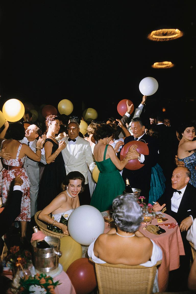 Slim Aarons Color Photograph - Excelsior Hotel Gala, Venice, 1957