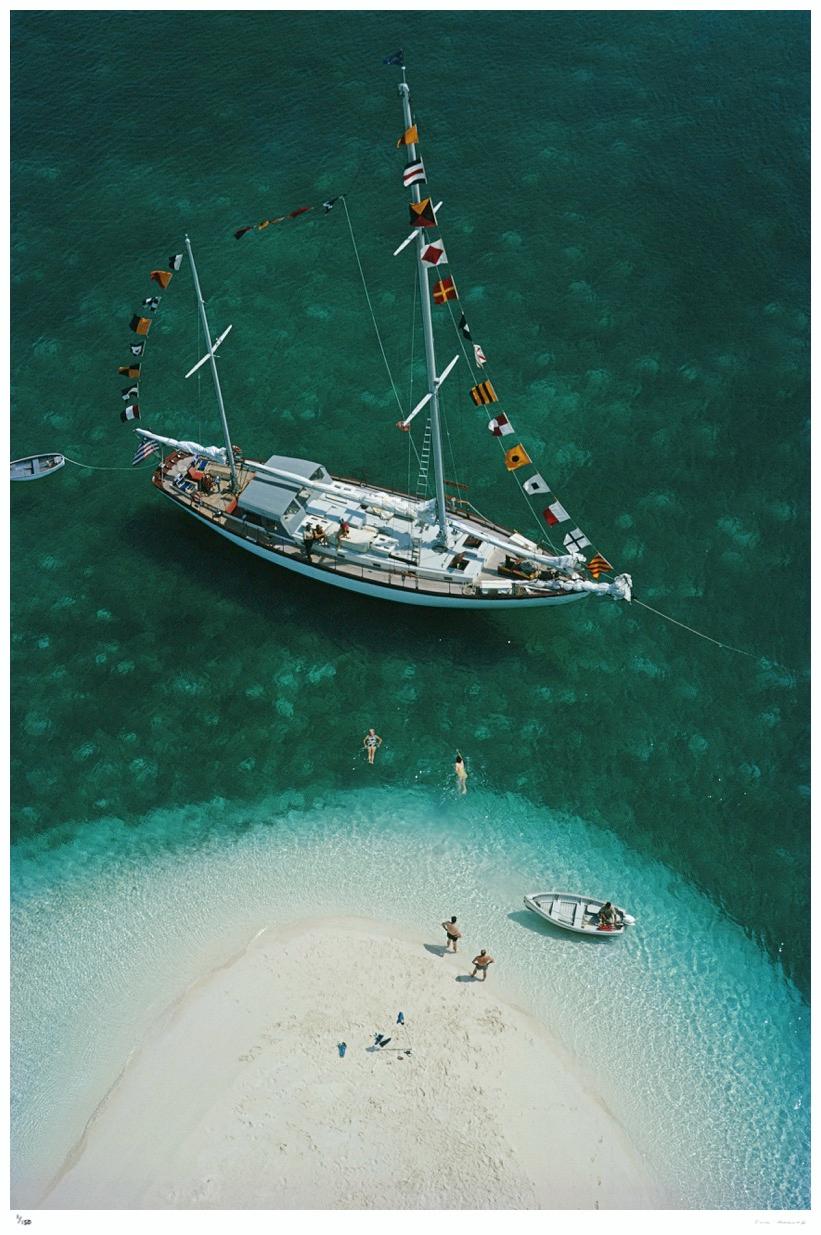Exuma Holiday 1964 - Slim Aarons Estate Stamped