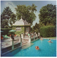 Family Pool 1960 - Slim Aarons Estate Stamped