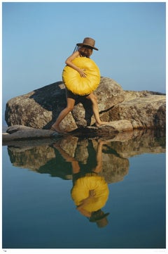 Finding a Spot 1973 - Slim Aarons Estate Stamped