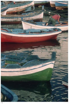 Fishing Boats 1975 - Slim Aarons Estate Stamped